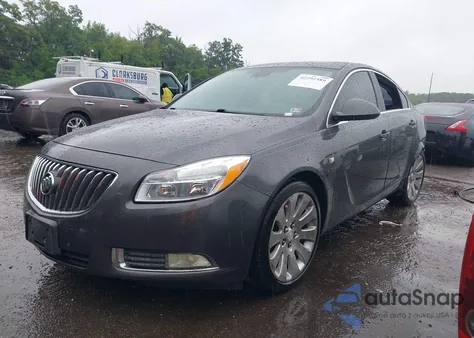 2011 Buick Regal Cxl Turbo Russelsheim из США, поврежденный, VIN W04G15GV4B1081506